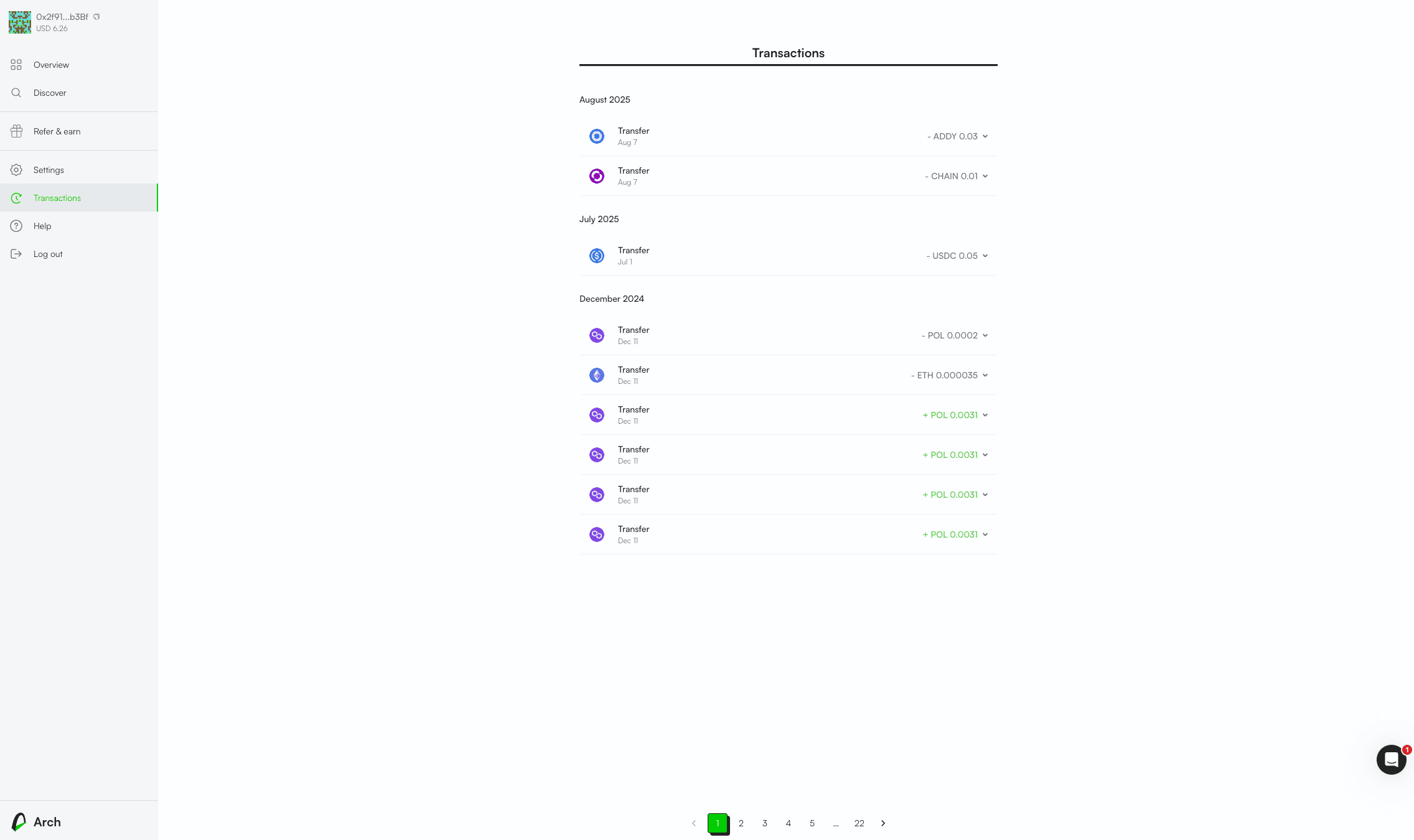 Arch Finance screenshot 6